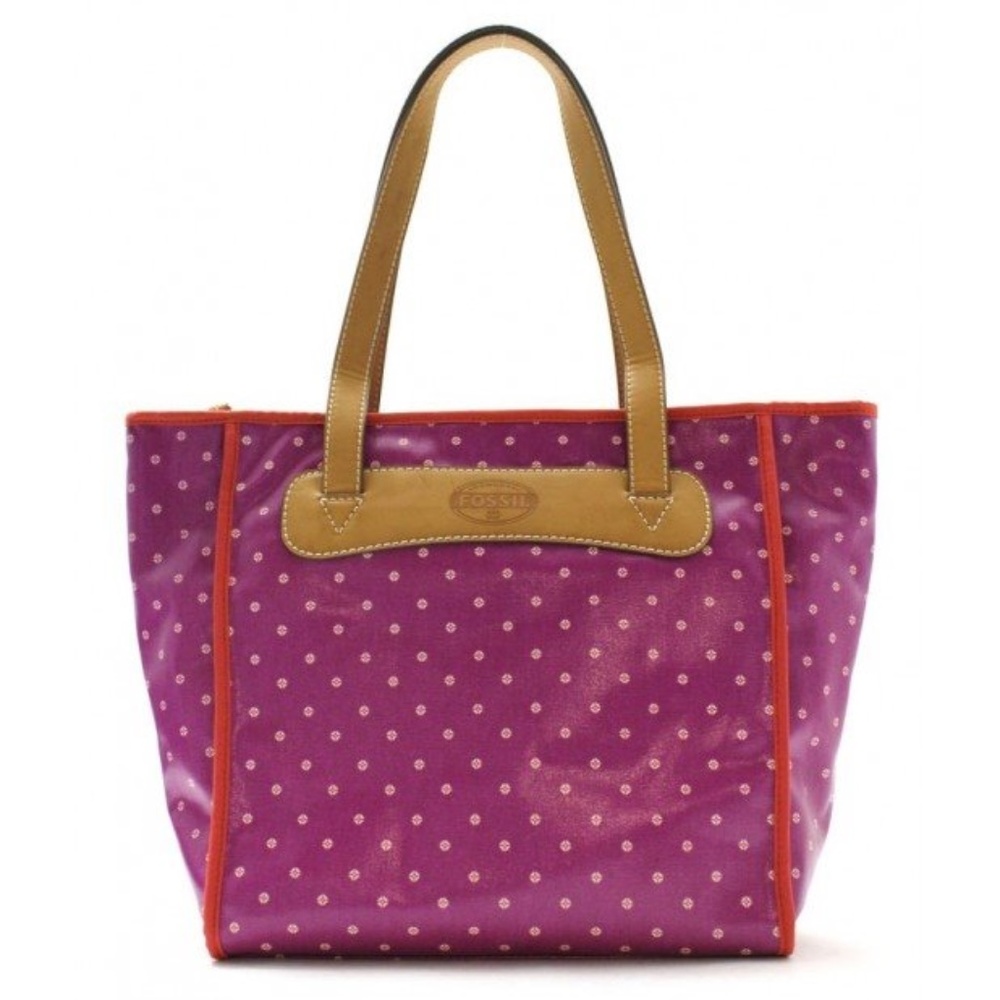 Fossil Key-Per Shopper Zipper Bag Purse Sac à main